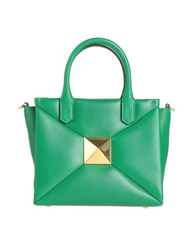 Valentino Garavani Woman Handbag Green Size - Leather