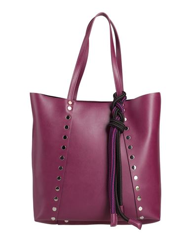 Shop Zanellato Woman Handbag Deep Purple Size - Textile Fibers