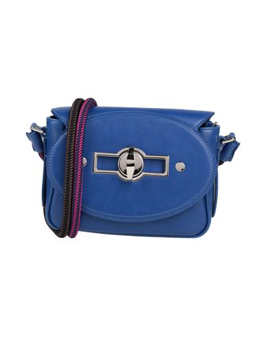 Shop Zanellato Woman Cross-body Bag Blue Size - Textile Fibers