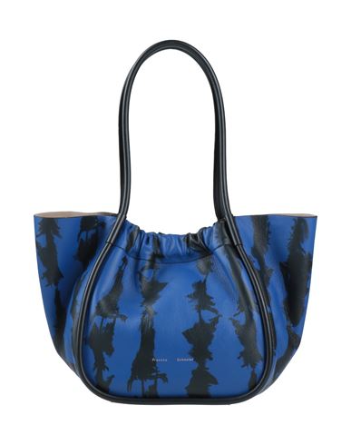 Shop Proenza Schouler Woman Handbag Blue Size - Soft Leather
