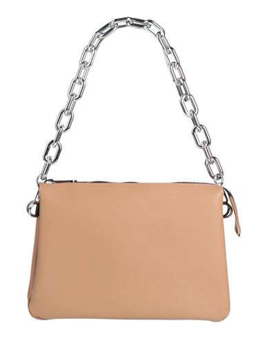 Shop Gum Design Woman Handbag Light Brown Size - Recycled Pvc In Beige