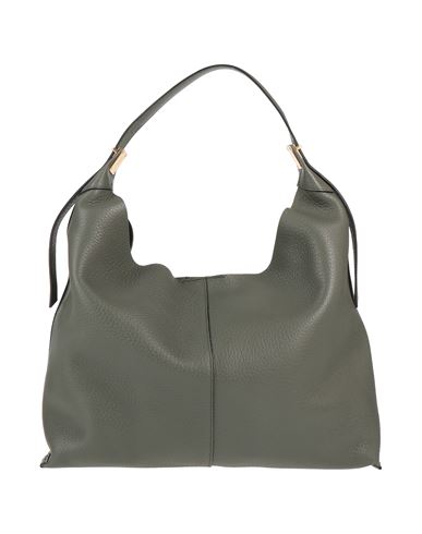 Gianni Chiarini Woman Shoulder Bag Military Green Size - Leather