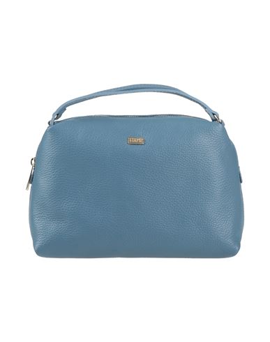 Tsd12 Woman Handbag Blue Size - Soft Leather