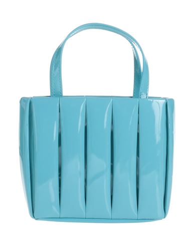 Themoirè Woman Handbag Azure Size - Textile Fibers In Blue
