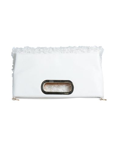 La Milanesa Woman Handbag White Size - Soft Leather, Textile Fibers