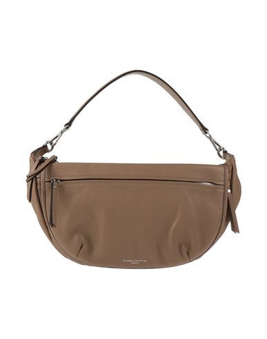 Gianni Chiarini Woman Handbag Khaki Size - Soft Leather In Beige