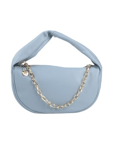 Laura Di Maggio Woman Handbag Light Blue Size - Soft Leather