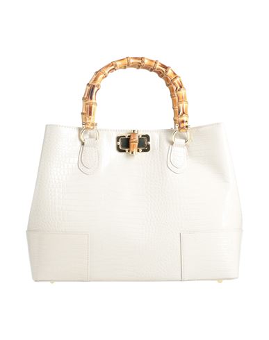 Laura Di Maggio Woman Handbag White Size - Soft Leather