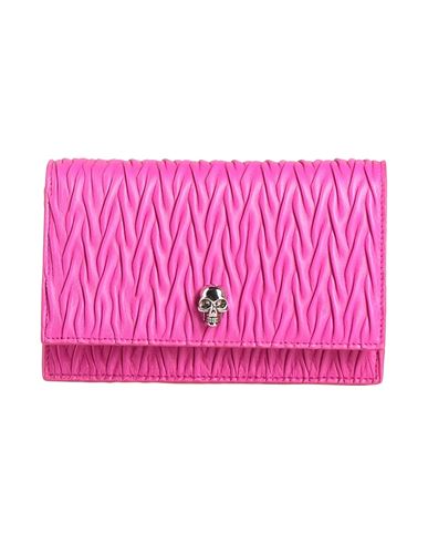 Alexander Mcqueen Woman Handbag Fuchsia Size - Soft Leather In Pink