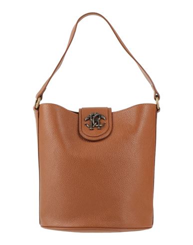 Roberto Cavalli Woman Handbag Tan Size - Soft Leather In Brown