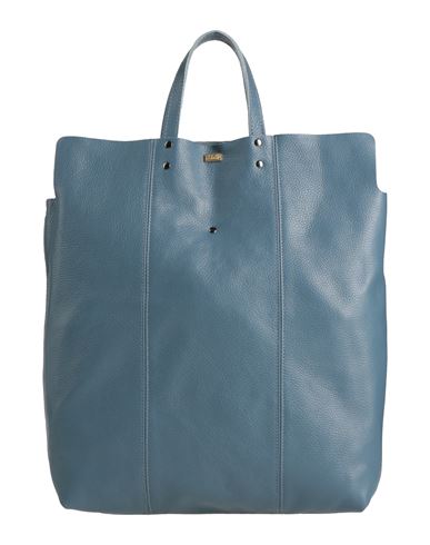 Tsd12 Woman Handbag Slate Blue Size - Soft Leather