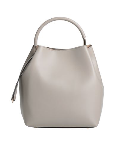Gianni Notaro Woman Handbag Khaki Size - Calfskin In Beige