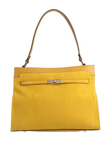 Gianni Notaro Woman Handbag Ocher Size - Calfskin In Yellow