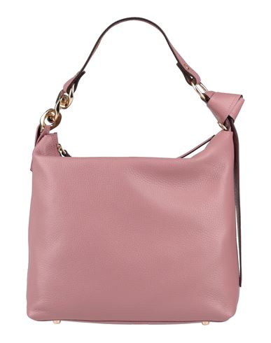 Gianni Notaro Woman Handbag Khaki Size - Calfskin In Pink