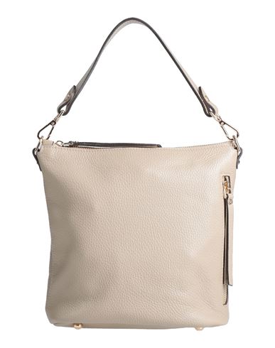 Gianni Notaro Woman Handbag Sand Size - Soft Leather In Beige