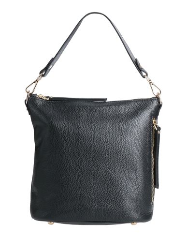 Gianni Notaro Woman Handbag Dark Green Size - Soft Leather In Black