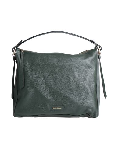Gianni Notaro Woman Handbag Dark Green Size - Calfskin
