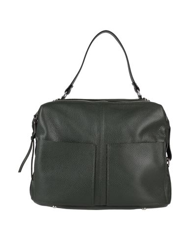 Gianni Notaro Woman Handbag Dark Green Size - Calfskin