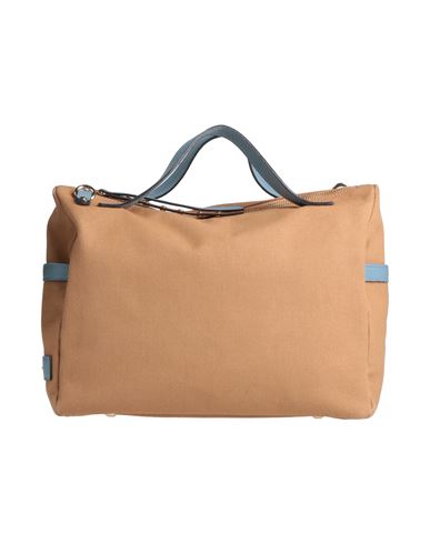 Gianni Notaro Woman Handbag Tan Size - Soft Leather, Textile Fibers In Brown