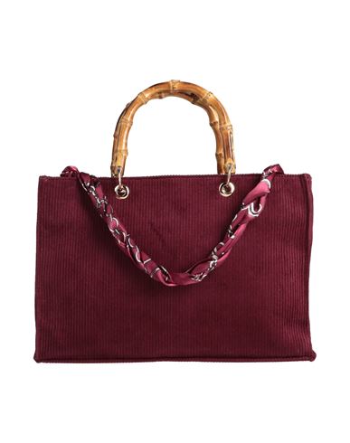 Mia Bag Woman Handbag Burgundy Size - Cotton In Red