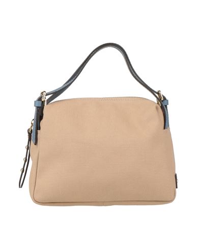 Gianni Notaro Woman Handbag Sand Size - Soft Leather, Textile Fibers In Beige