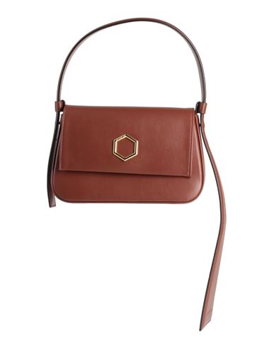 Hibourama Woman Handbag Brown Size - Soft Leather