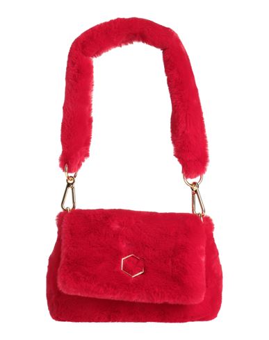 Hibourama Woman Shoulder Bag Red Size - Textile Fibers