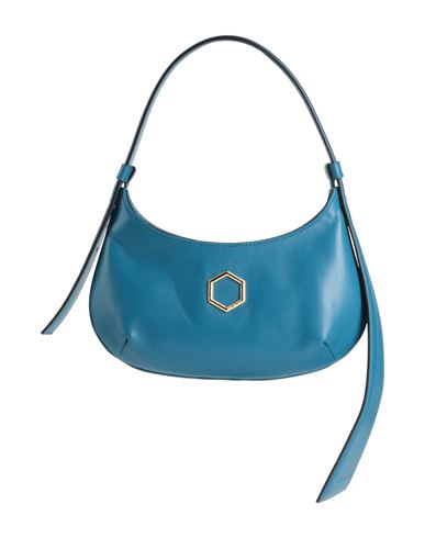 Shop Hibourama Woman Handbag Pastel Blue Size - Soft Leather