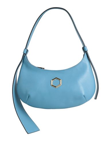 Hibourama Woman Handbag Pastel Blue Size - Soft Leather