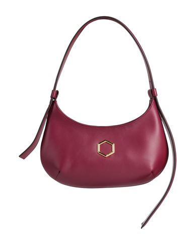 Hibourama Woman Handbag Garnet Size - Soft Leather In Red