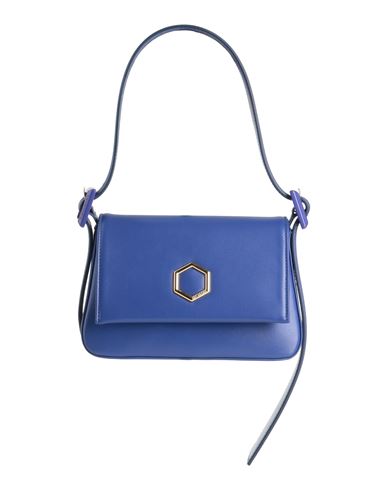 Hibourama Woman Handbag Bright Blue Size - Soft Leather