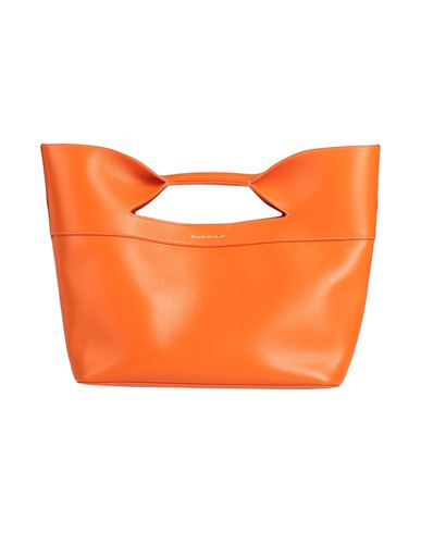 Alexander Mcqueen Woman Handbag Orange Size - Soft Leather