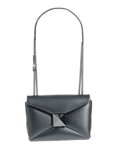 Valentino Garavani Woman Shoulder Bag Black Size - Soft Leather