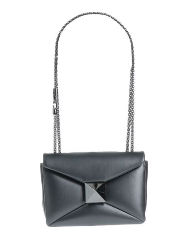 Valentino Garavani Woman Shoulder Bag Black Size - Soft Leather