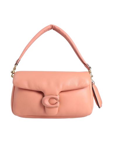 Coach Woman Handbag Salmon Pink Size - Soft Leather