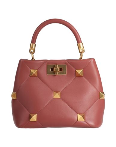 Valentino Garavani Woman Handbag Brick Red Size - Soft Leather