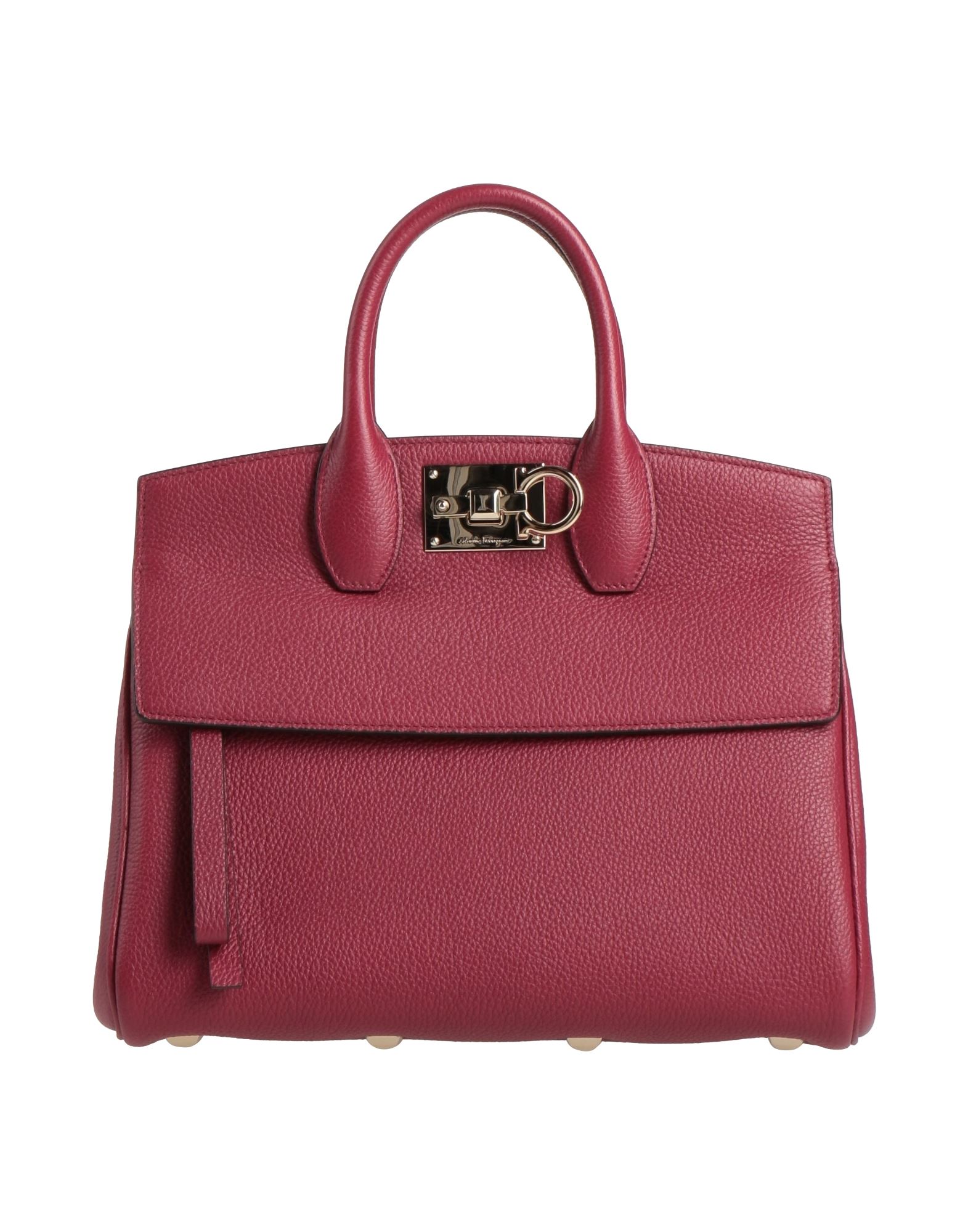 《セール開催中》FERRAGAMO レディース ハンドバッグ ボルドー 牛革（カーフ）