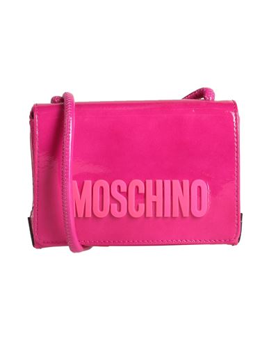 Moschino Woman Cross-body Bag Fuchsia Size - Soft Leather In Pink