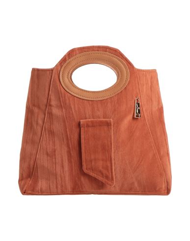 La Milanesa Woman Handbag Rust Size - Textile Fibers In Red
