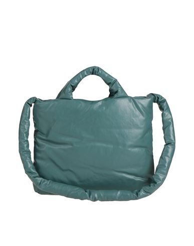 Kassl Editions Woman Handbag Emerald Green Size - Cotton