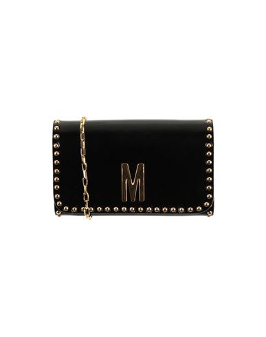 Moschino Woman Wallet Black Size - Soft Leather