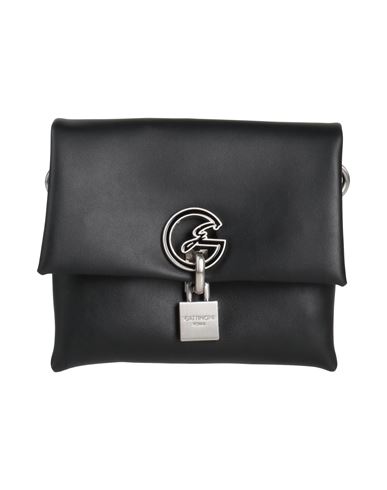 Gattinoni Woman Shoulder Bag Black Size - Pvc - Polyvinyl Chloride