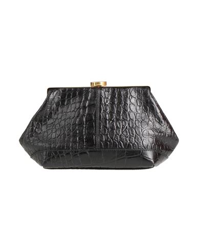 Visone Woman Handbag Black Size - Soft Leather