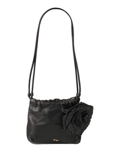 N°21 Woman Shoulder Bag Black Size - Soft Leather