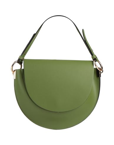 Innue' Woman Handbag Military Green Size - Soft Leather