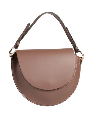 Innue' Woman Handbag Khaki Size - Soft Leather In Beige