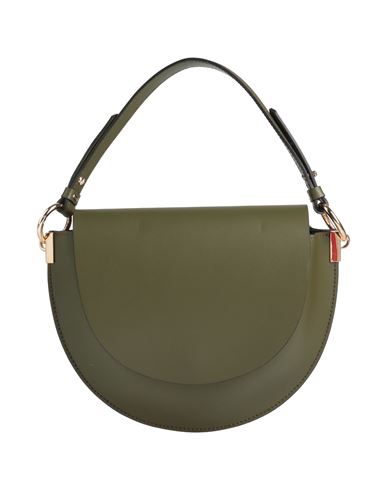 Innue' Woman Handbag Dark Green Size - Soft Leather