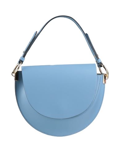Innue' Woman Handbag Azure Size - Soft Leather In Blue