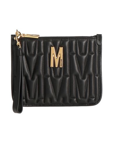 Moschino Woman Handbag Black Size - Soft Leather