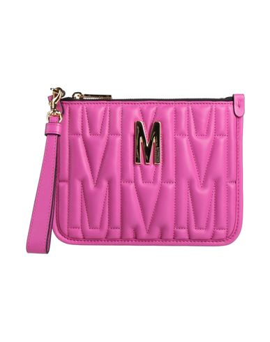 Moschino Woman Handbag Magenta Size - Soft Leather